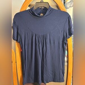 Navy Blue Women's Top